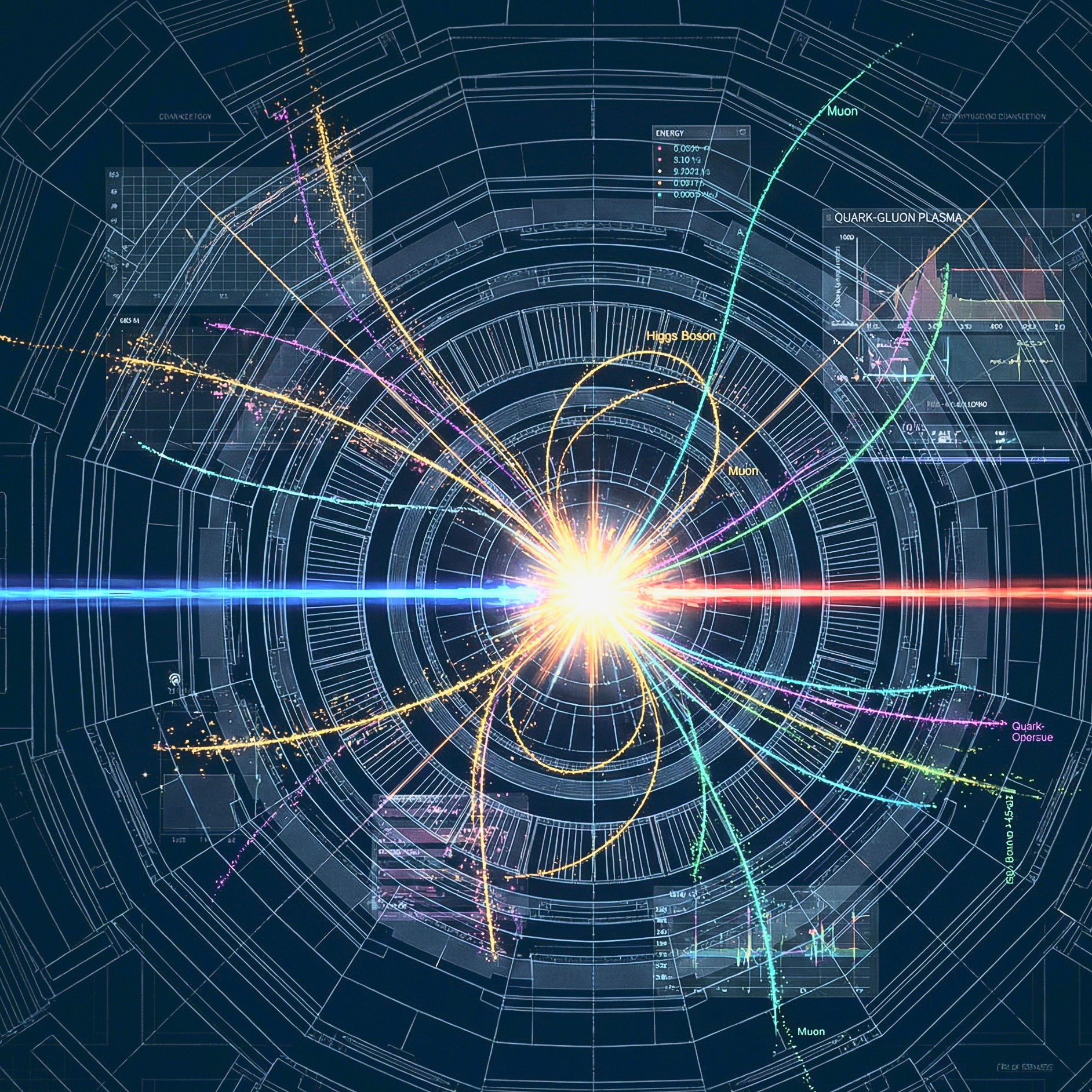 particle collision at the lhc